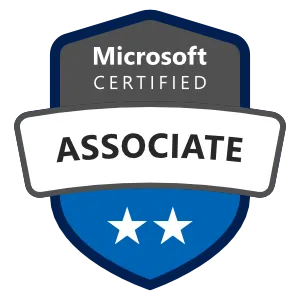 Microsoft Certified Associate Badge